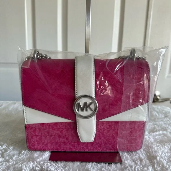 Greenwich Small Color-Block Signature Logo Crossbody Bag - Picture 5 of 6